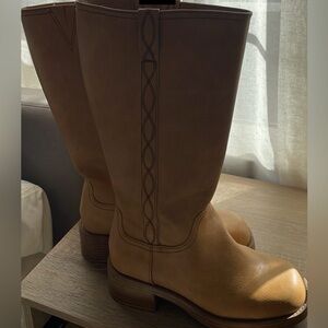 Tan Leather Boots
